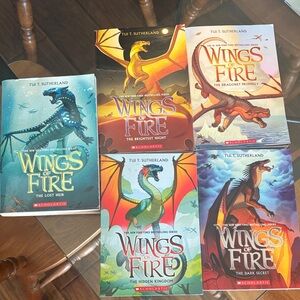 Wings of Fire 5-Book Set | New Unread | Dragon Fantasy Series Tui T. Sutherland